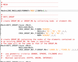 Defining groups of elements / nodes